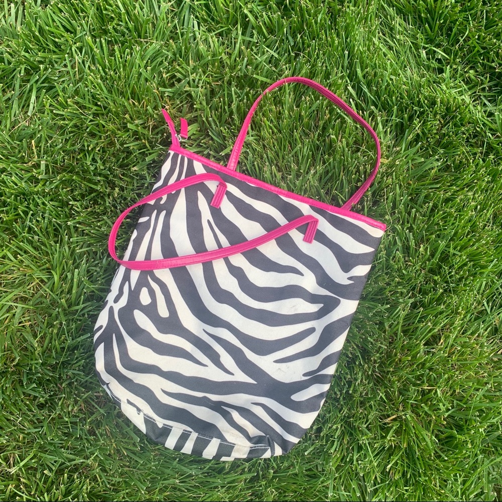 Y2K zebra purse